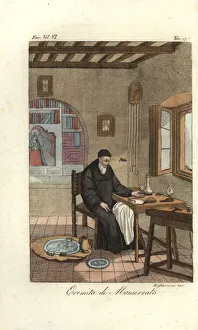 Images Dated 30th July 2019: Hermit in the Sanctuary of Monserrato, Isle of Elba