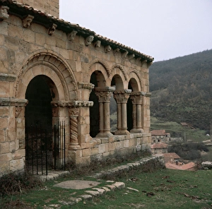 Cristobal Collection: Hermitage of St. Kitts of Canales on double-column portico