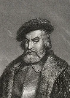 Triple Prints: Hernan Cortes (1488-1547)
