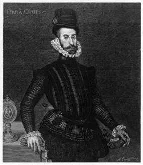 Hernando Cortes / 1884 Eng