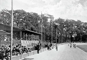Herne Prints: Herne Hill Velodrome London Cycle Racing early 1900s