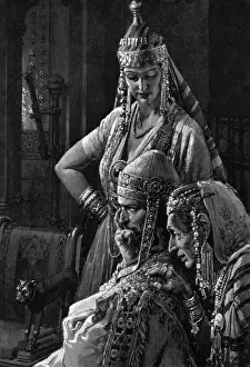 Herod consults with Cypros and Salome