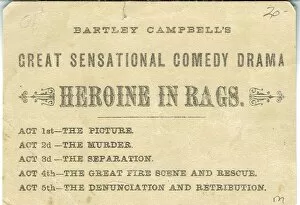 Rags Gallery: The Heroine in Rags by Bartley Campbell