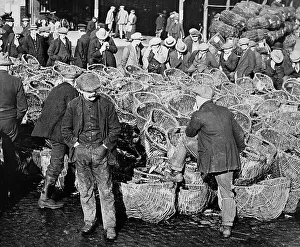 Herring fishing, Great Yarmouth, early 1900s