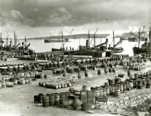 Packing Prints: Herring fishing station, Lerwick, Shetland Islands