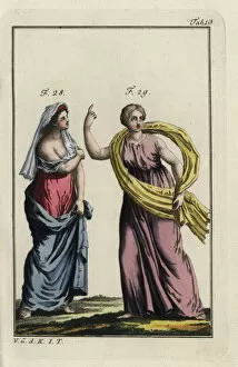 Hesione, Trojan princess, in Greek dress