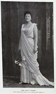 Satin Collection: Hetty Hamer, actress, theatrical studio portrait