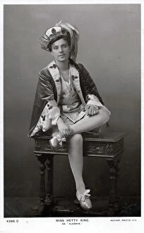 Emms Gallery: Hetty King music hall male impersonator 1883-1972