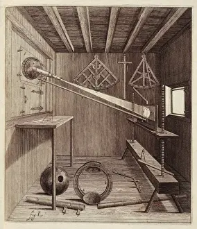 Hevelius Prints: Hevelius, Johannes (1611-1687). German astronomer