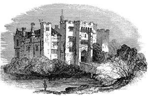 Boleyn Prints: Hever Castle, Kent, 1849