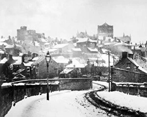 Winding Collection: Hexham, Northumberland, in the snow