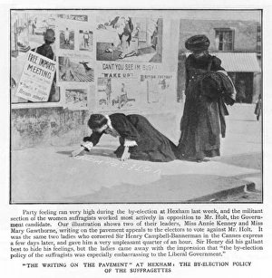 Annie Collection: Hexham Suffragettes