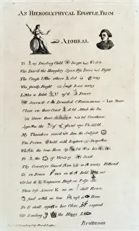 An hieroglyphycal epistle from Britannia toe Admiral Rodney