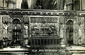 Images Dated 24th August 2017: High Altar, Westminster Abbey, London