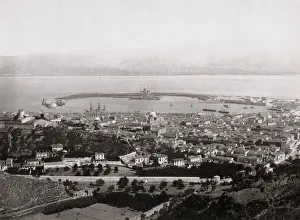 Angle Gallery: High angle view of the city of Messina, Sicily, Italy