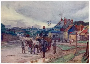 Barnet Prints: High Barnet from Barnet Hill. Date: 1904