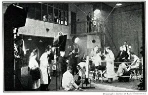 Baird Collection: High definition television, preparing for a boxing match at Baird Experimental Studios