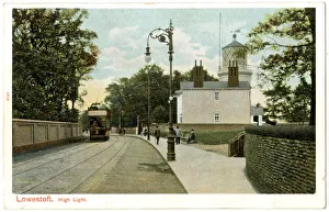 Anglia Gallery: High Light and tram, Lowestoft, Suffolk