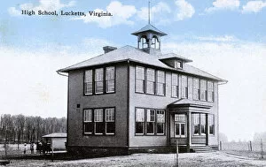 Amerian Collection: High School at Lucketts, Virginia