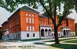 High School, Rock Island, Illinois, USA