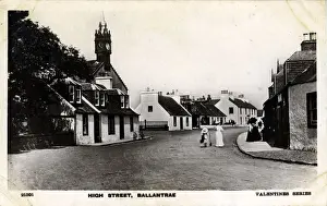 Ayrshire Prints: High Street, Ballantrae, Girvan, Scotland