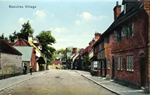 Hythe Prints: High Street, Beaulieu, Hampshire