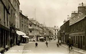 Perth Prints: High Street, Blairgowrie, Perth, Scotland