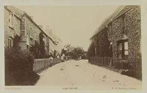 Chipping Prints: High Street, Chadlington, Chipping Norton, Evenlode Valley, Oxfordshire, England