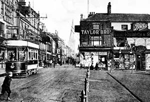 Chesterfield Prints: High Street, Chesterfield early 1900's