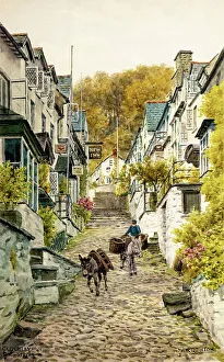 Clovelly Prints: High Street, Clovelly, Devon