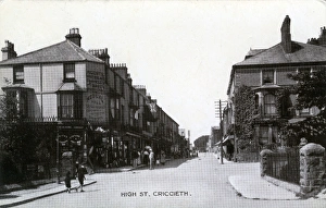 High Street, Criccieth, Cardiganshire High Street, Criccieth, Cardiganshire