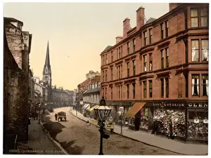 Dumbarton Prints: High Street, Dumbarton, Scotland