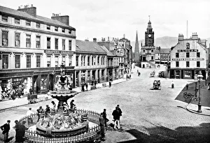 Dumfries Prints: High Street, Dumfries early 1900's