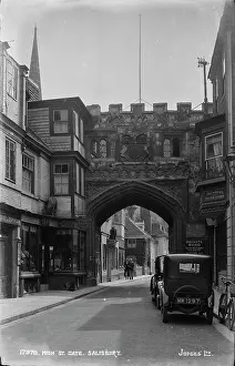 Judges Prints: High Street Gate, Salisbury
