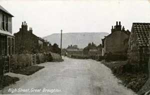 Broughton Prints: High Street, Great Broughton, Yorkshire