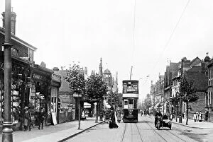 Images Dated 7th November 2018: High Street, Kings Heath Birmingham early 1900's