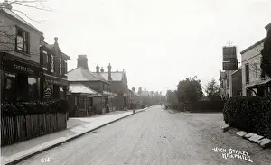 Woking Prints: High Street, Knaphill, Woking, England