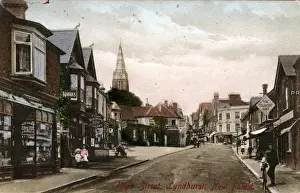 Lyndhurst Prints: High Street, Lyndhurst, Hampshire