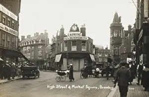 Goldsmith Prints: High Street and Market Square, Bromley, London