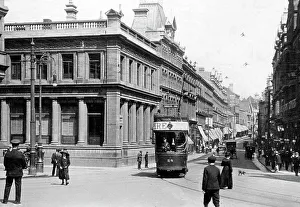 Monmouthshire Prints: High Street Newport, Monmouthshire early 1900's