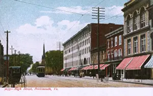 Sunshades Prints: High Street, Portsmouth, Virginia, USA