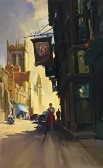 High Street pub in English Market Town