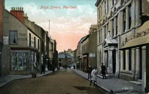 Caernarvonshire Prints: High Street, Pwllheli, Caernarvonshire