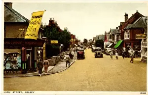 Sunblind Prints: High Street, Selsey, West Sussex