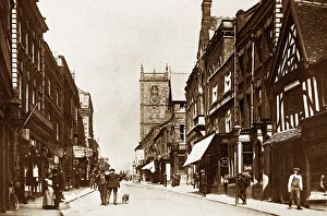 Whitchurch Prints: High Street, Whitchurch early 1900's