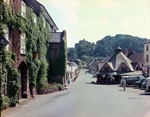Dunster Prints: High Street and Yarn Market, Dunster