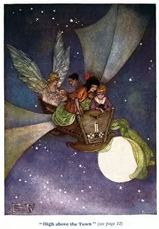 Fairies Collection: High Above the Town by Florence Mary Anderson