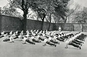 Highbury Prints: Highbury Truant School, London - Dumb-bell Drill