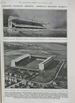 Arsenal Prints: Highbury and Twickenham Stadiums