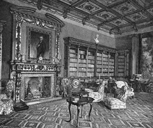 Stately Gallery: Highclere Castle Library